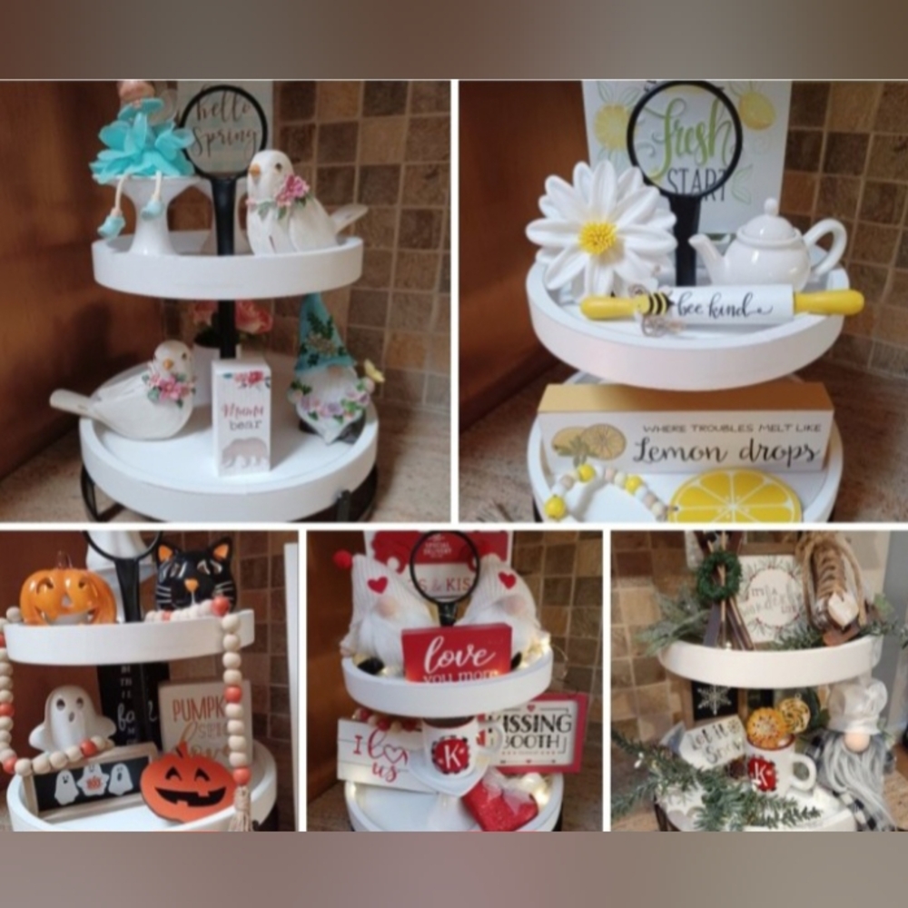 A TIERED TRAY FOR ALL SEASONS